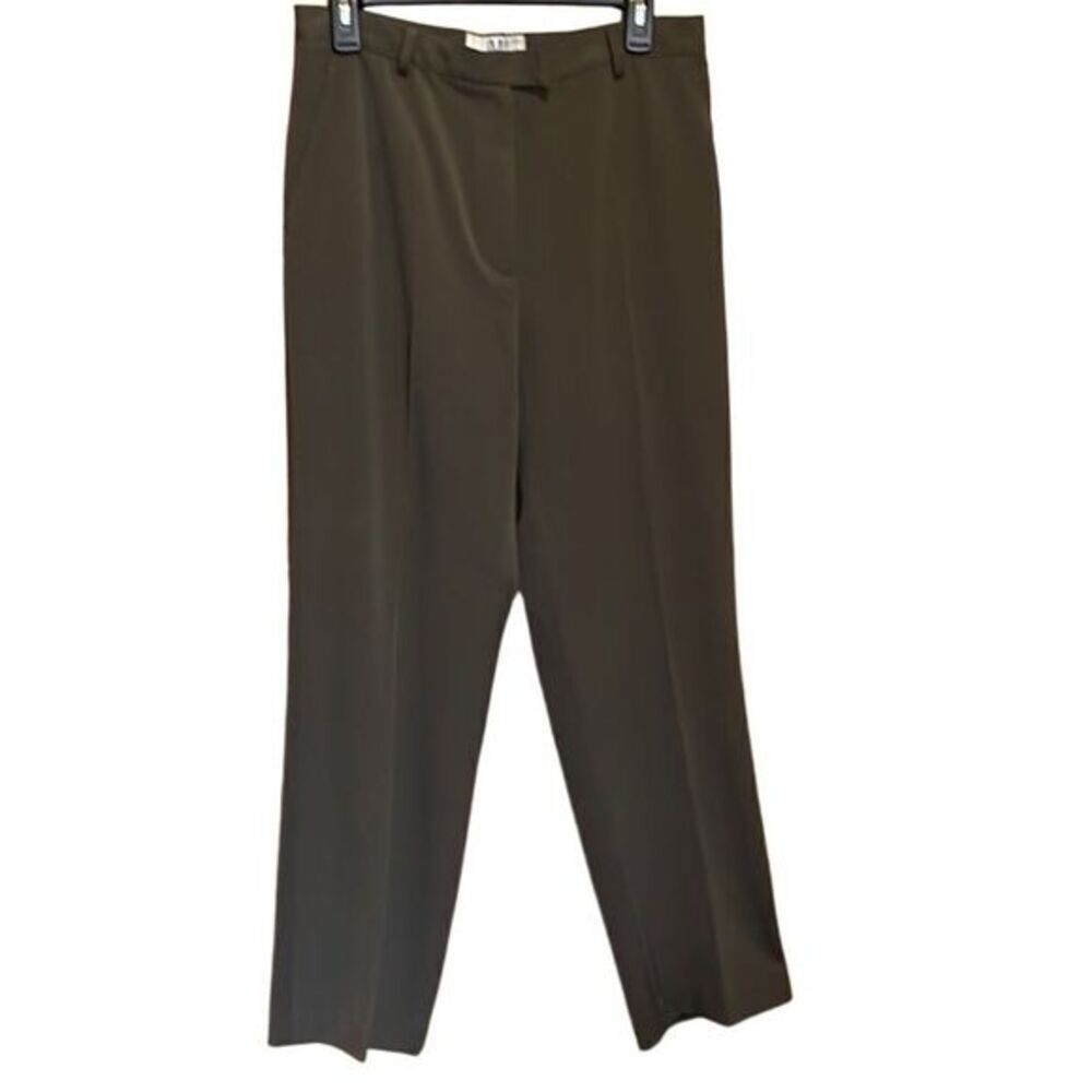 JM Studio by John‎ Meyer women's pants 12P olive office stretch for comfort NWT